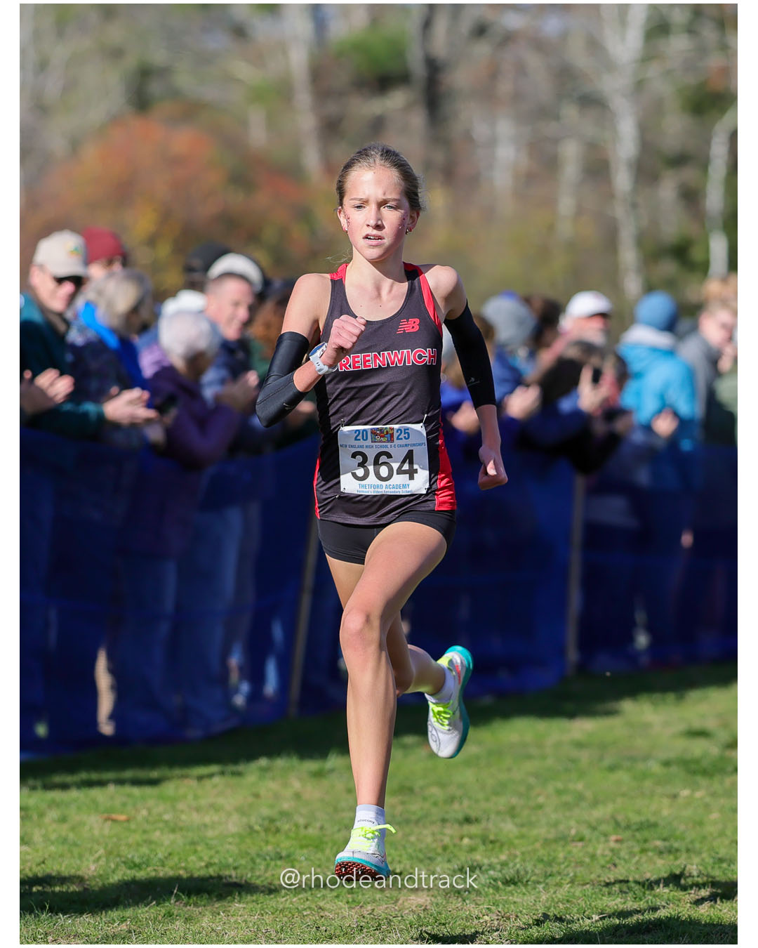 Sophie Passalacqua, Greenwich High School, P7, 18:57.03 - New England Cross Country State Championship - Thetford Vt - November 8, 2025 File: ./dir-1-Girls-Championship/251108-2025-New England-Cross-Country-Championships-Thetford-VT-211-296A3856.jpg Sophie Passalacqua, Greenwich High School, P7, 18:57.03 - New England Cross Country State Championship - Thetford Vt - November 8, 2025 – 2…